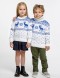 Детские парные свитеры с оленями - фото3