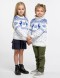 Детские парные свитеры с оленями - фото4