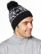 Мужская шапка со скандинавскими снежинками - фото2