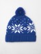 Детская шапка со снежинками - фото3