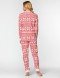 Женская пижама со снежинками - фото4
