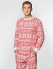 Мужская пижама со снежинками - фото1