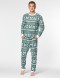 Мужская пижама со снежинками - фото3