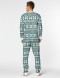 Мужская пижама со снежинками - фото4