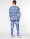 Мужская пижама со снежинками - фото4