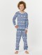 Пижама со снежинками для мальчичка - фото3