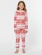 Пижама с оленями для девочки - фото3