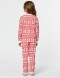 Пижама со снежинками для девочки - фото4