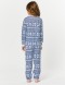 Пижама со снежинками для девочки - фото4