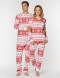 Мужская и женская пижамы с оленями - фото4
