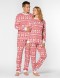 Мужская и женская пижамы со снежинками - фото4