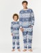 Пижамы с оленями для папы и сына - фото4