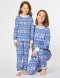 Пижамы со снежинками для мамы и дочки - фото2