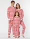 Пижамы со снежинками для папы, мамы и ребёнка - фото1