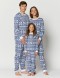 Пижамы со снежинками для папы, мамы и ребёнка - фото1