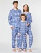 Пижамы со снежинками для папы, мамы и ребёнка - фото1