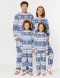 Пижамы с оленями для папы, мамы и двух детей - фото2