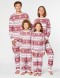Пижамы с оленями для папы, мамы и двух детей - фото1