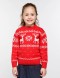 Детский свитер с оленями Классика - фото1