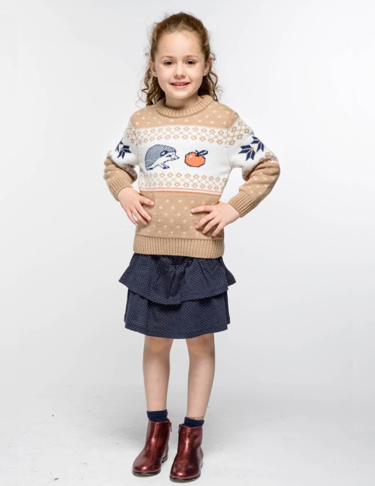 Детский свитер с ежом - фото4