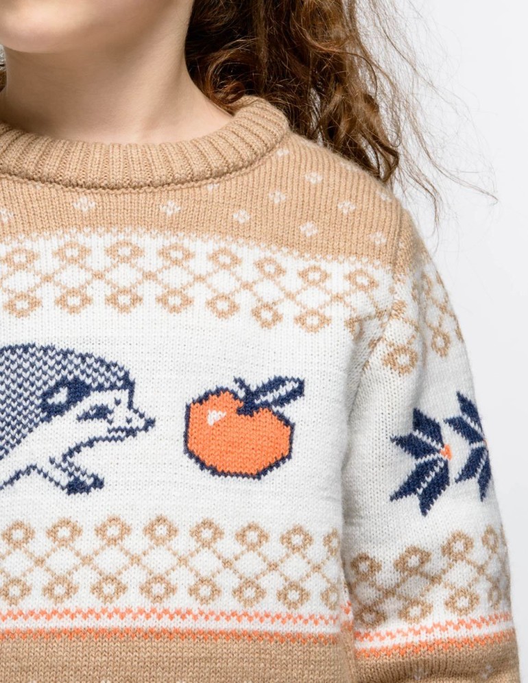 Детский свитер с ежом - фото5