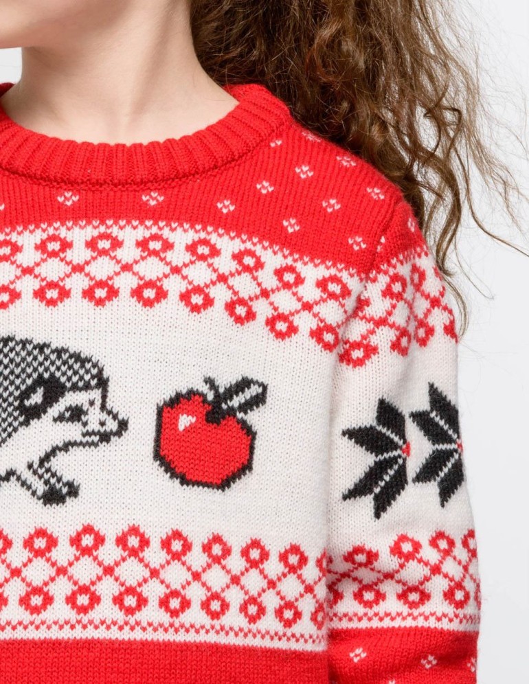 Детский свитер с ежом - фото5