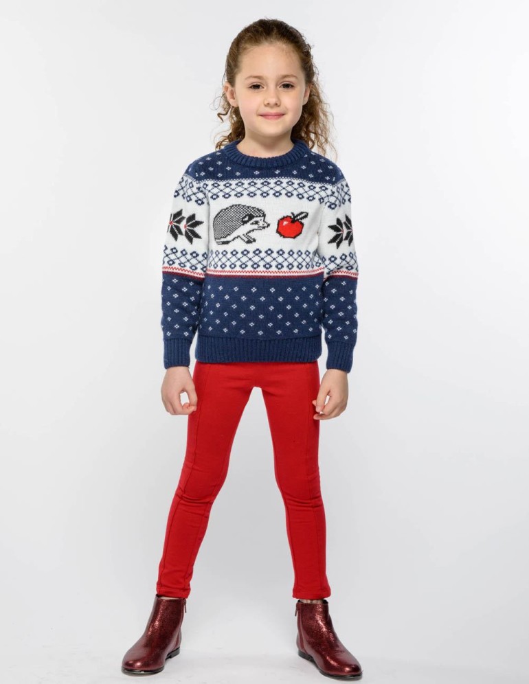 Детский свитер с ежом - фото4