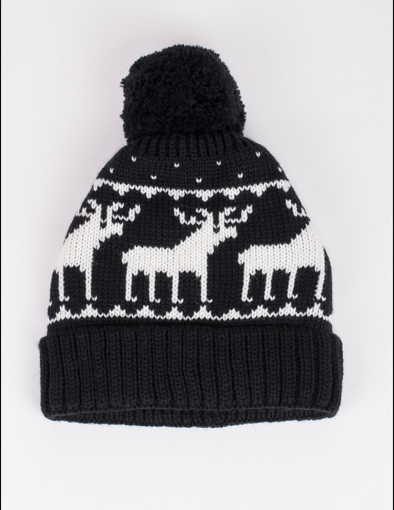 Мужская шапка с оленями - фото5