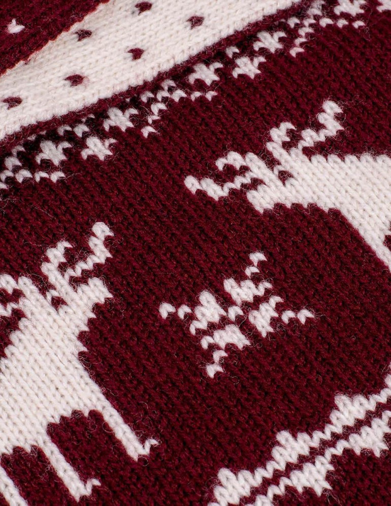 Женский шарф с оленями - фото4