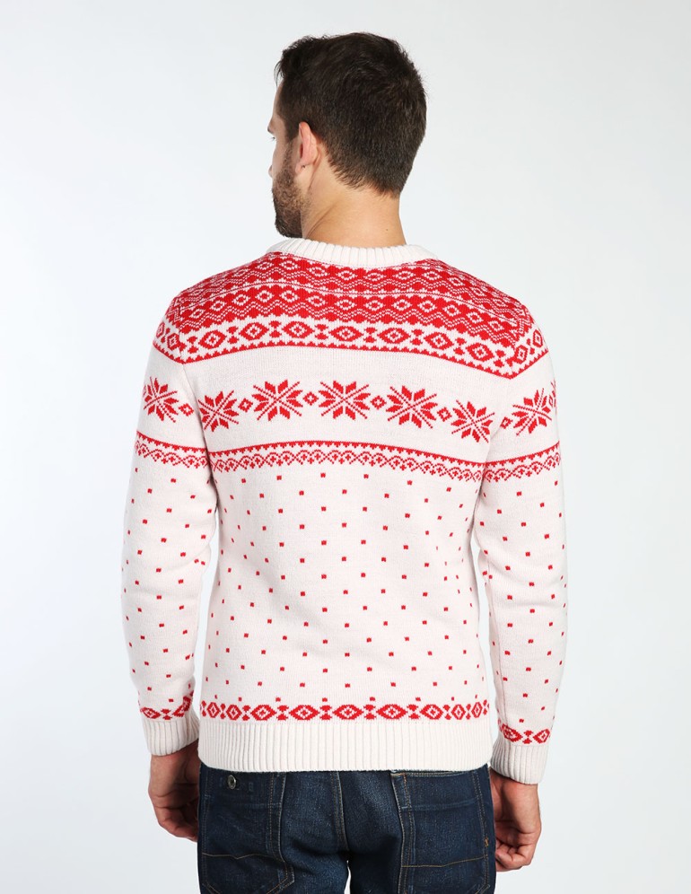 Мужской свитер с оленями - фото3