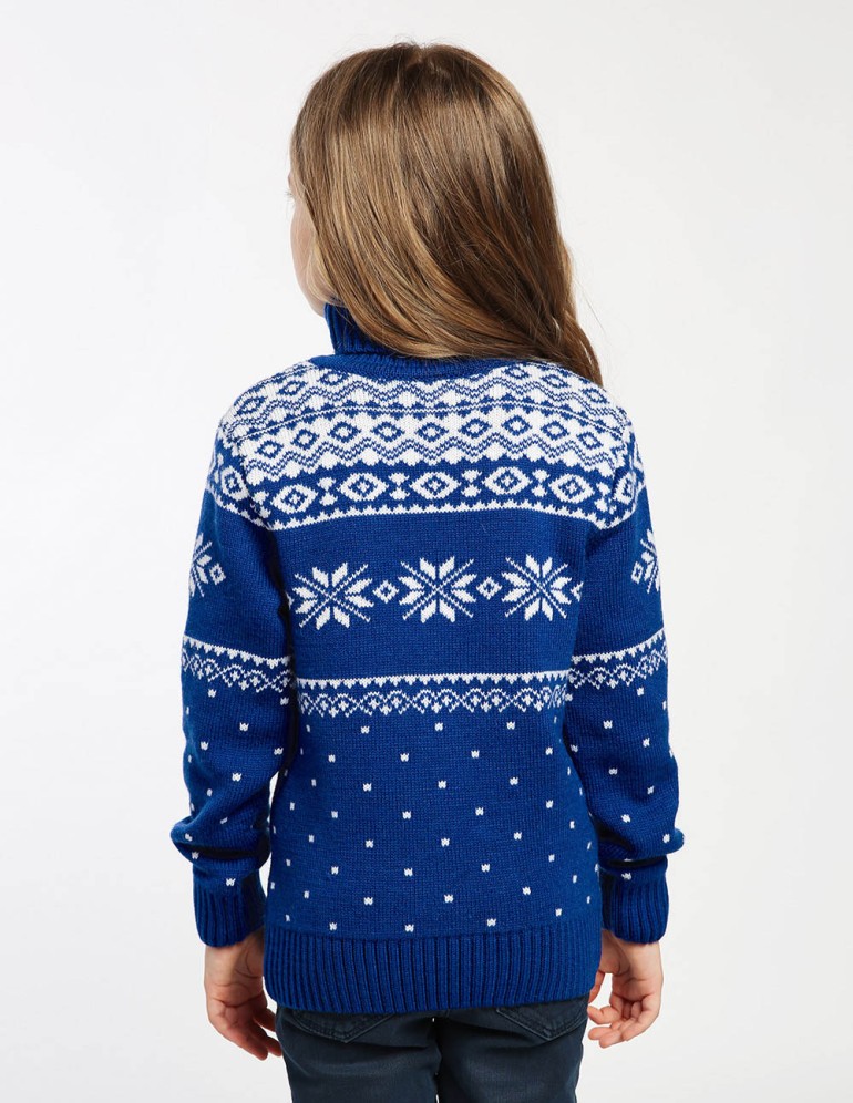 Детский свитер с оленями - фото3