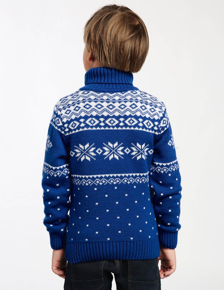 Детский свитер с оленями - фото3