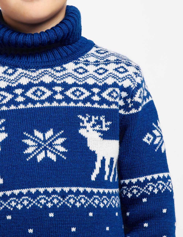 Детский свитер с оленями - фото5