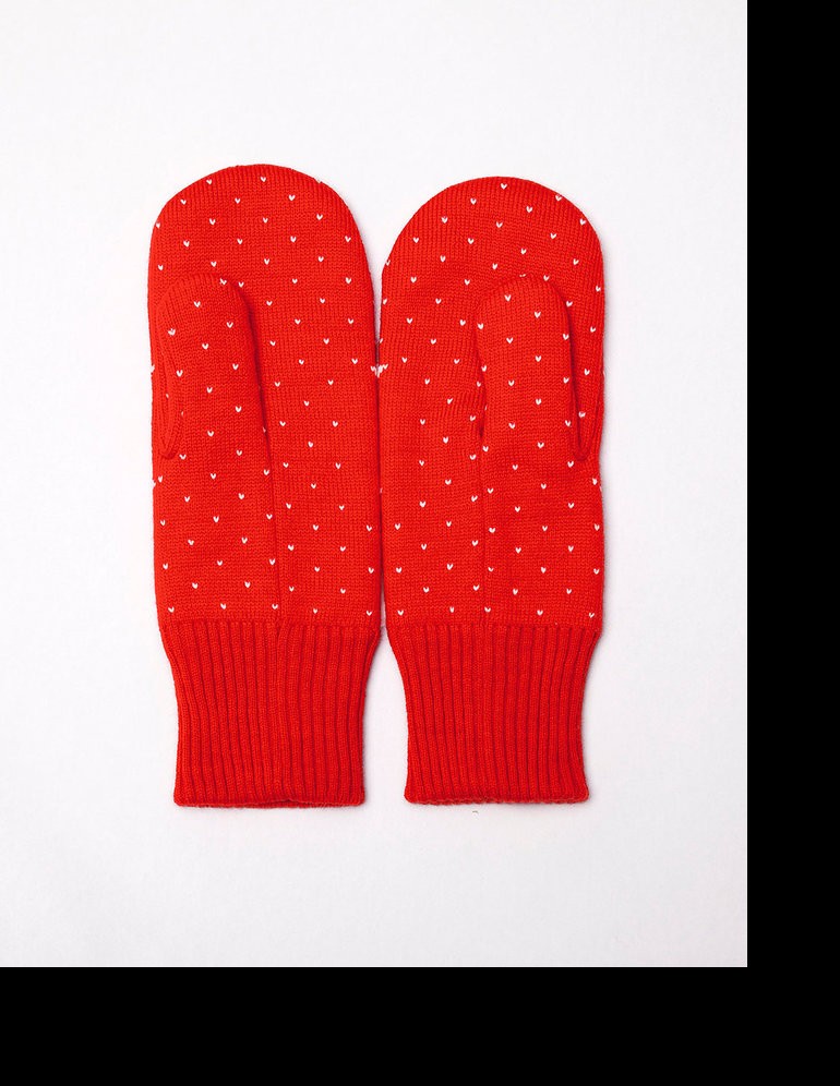 Мужские варежки с оленями - фото4