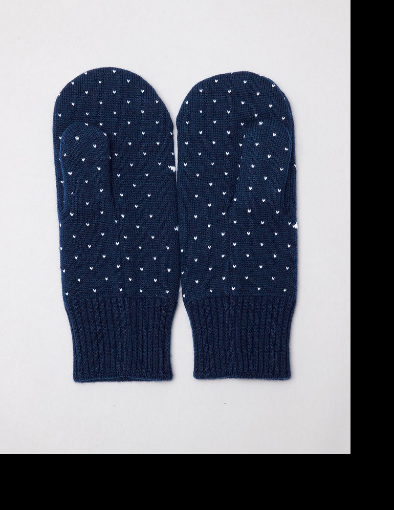 Мужские варежки с оленями - фото4