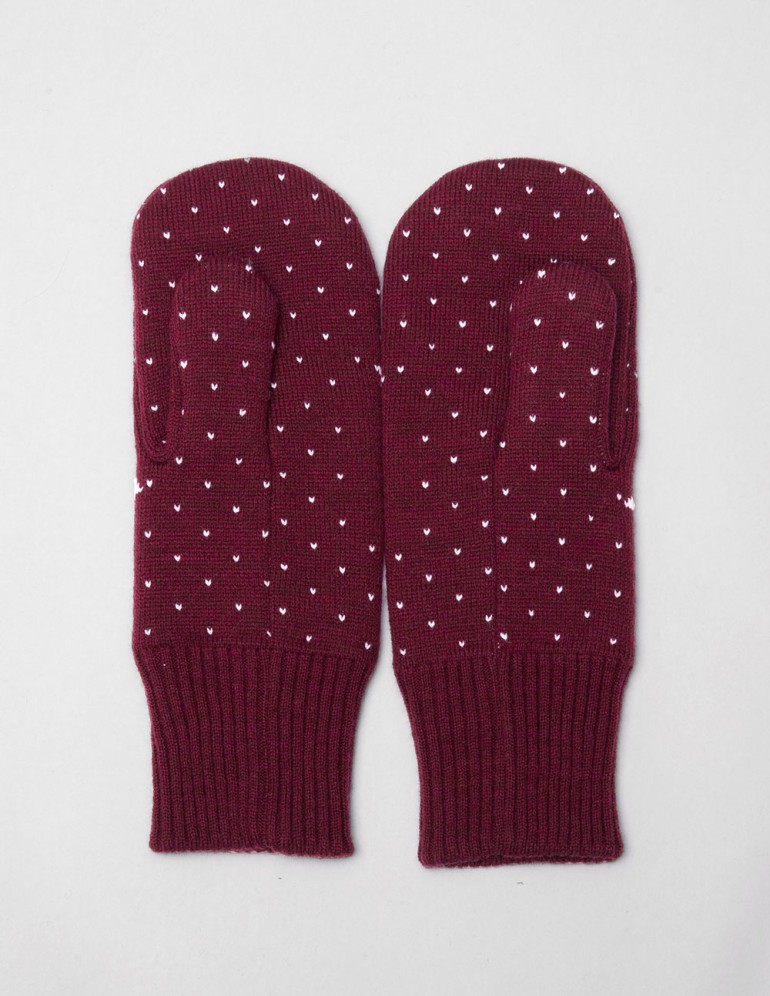 Мужские варежки с оленями - фото2