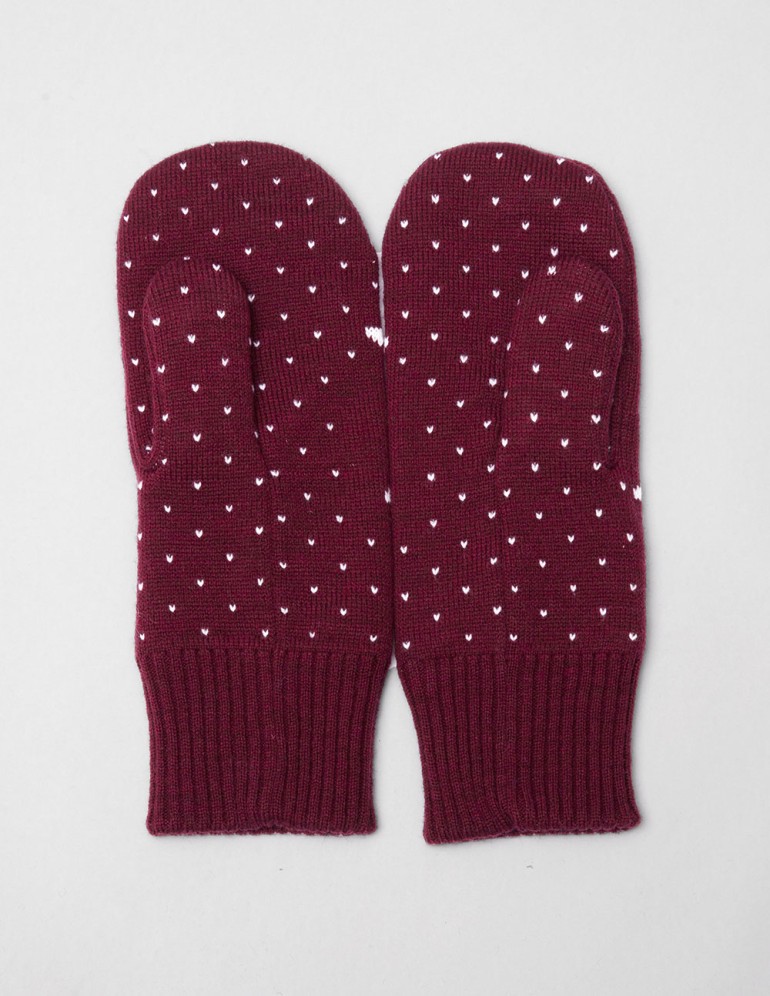 Мужские варежки со снежинкой - фото4