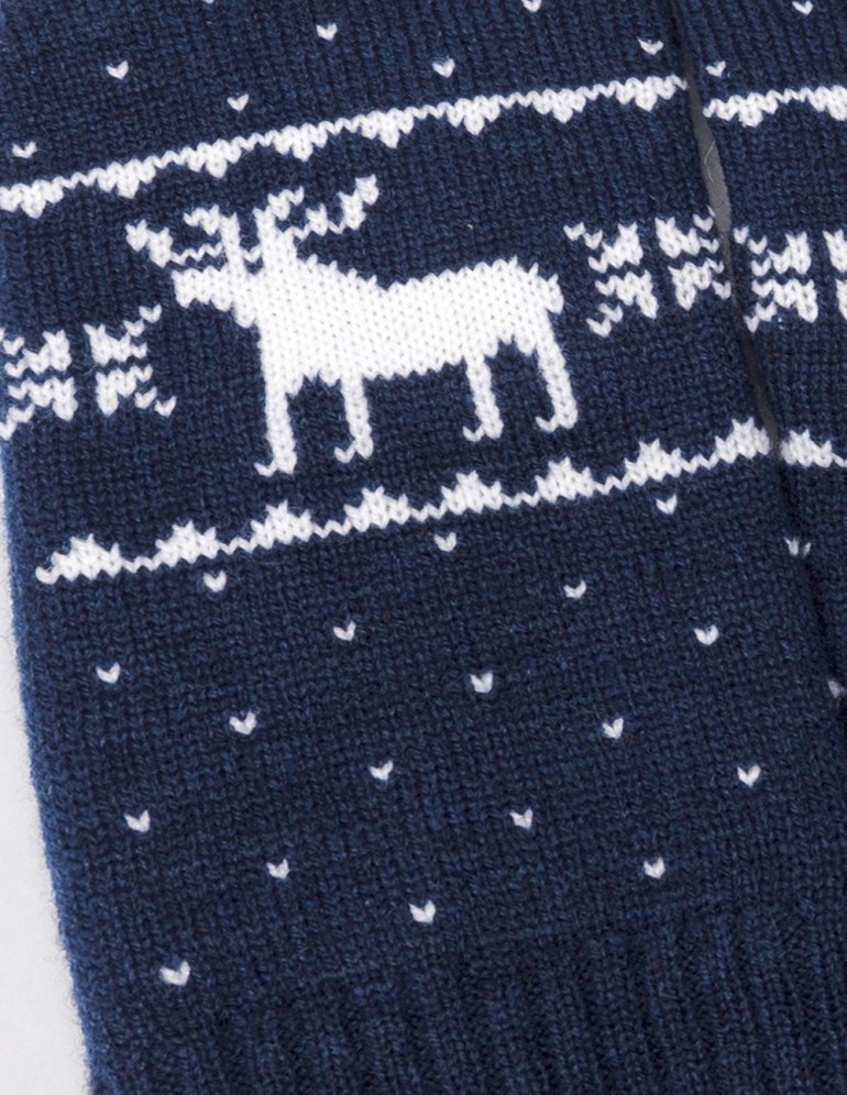 Женские варежки с оленями - фото5