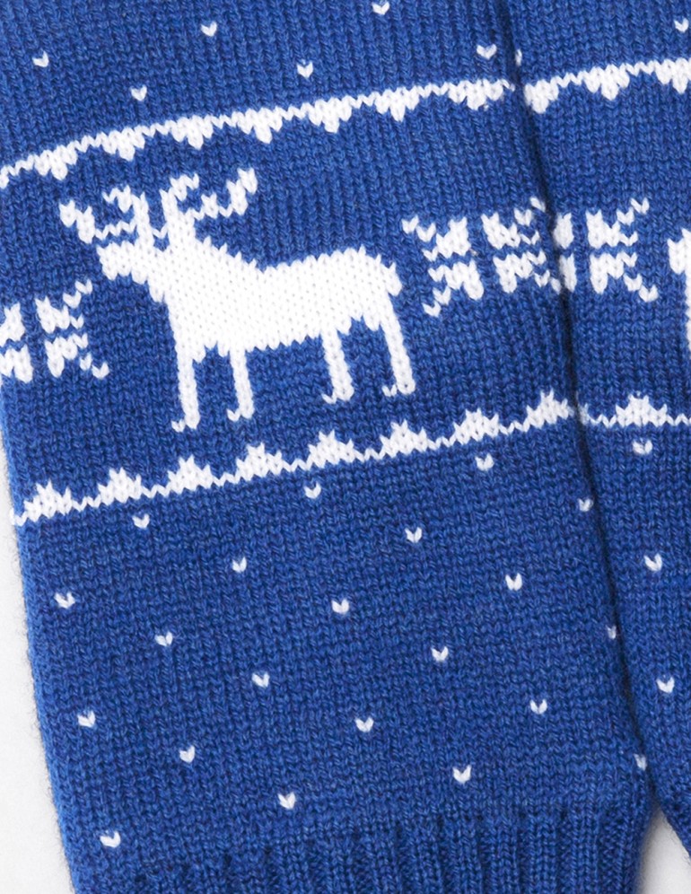 Женские варежки с оленями - фото5