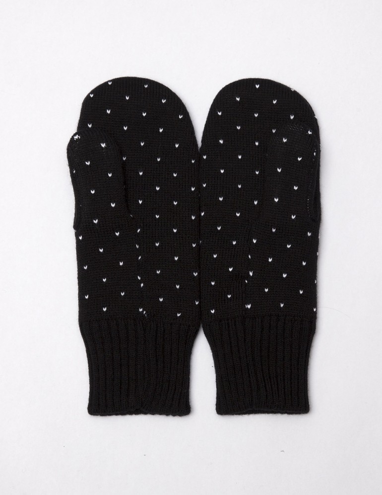 Женские варежки со снежинкой - фото4