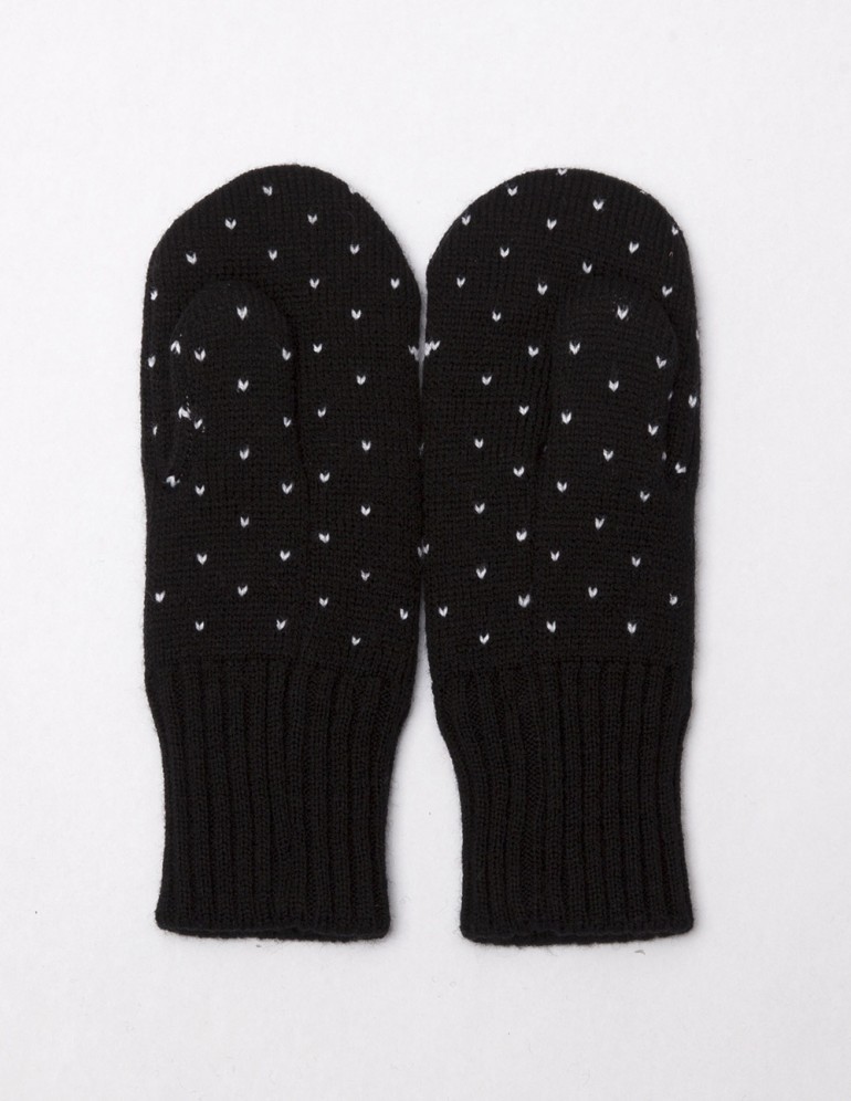 Детские варежки со снежинкой - фото4