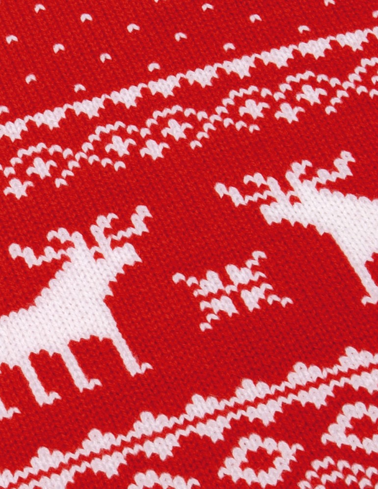 Детский шарф с оленями - фото5