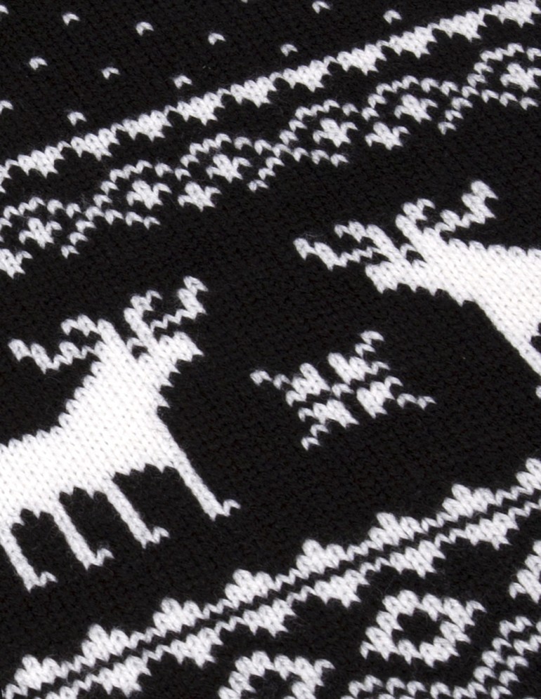 Детский шарф с оленями - фото5