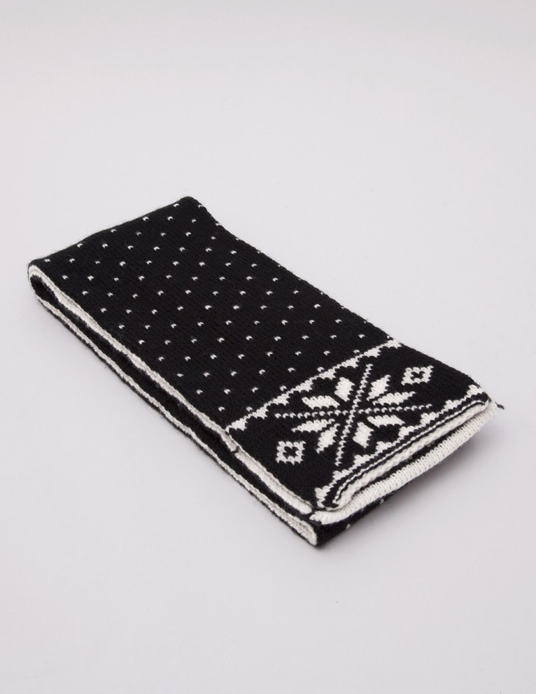 Детский шарф со снежинками - фото2