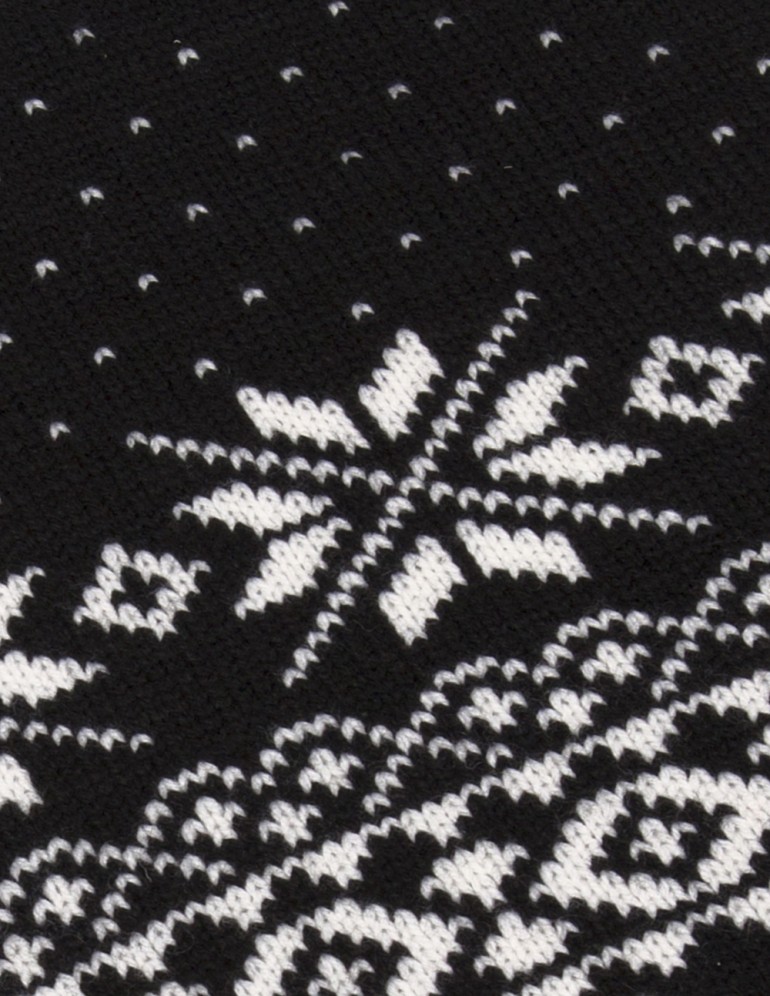 Детский шарф со снежинками - фото5