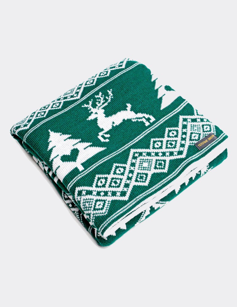 Плед с оленями - фото3