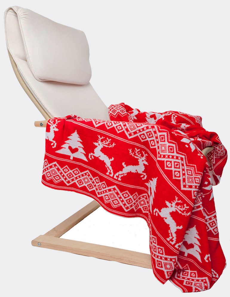 Плед с оленями - фото2