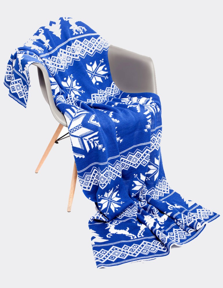 Плед с оленями - фото1