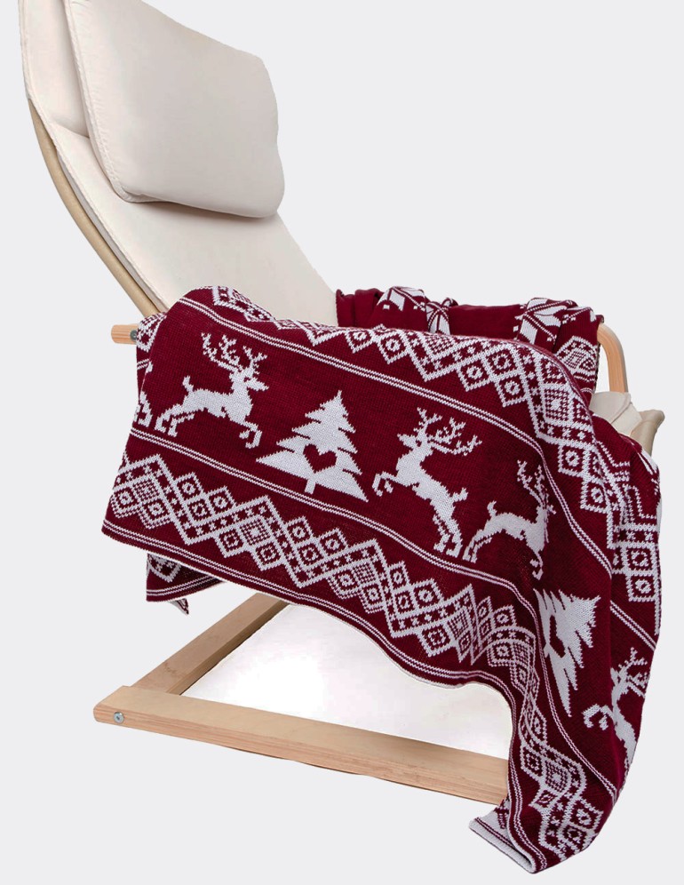 Плед с оленями - фото2