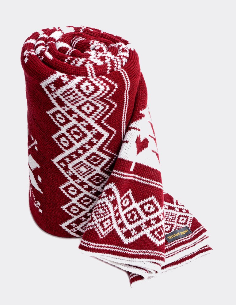 Плед с оленями - фото5